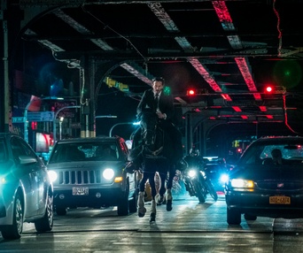 Une scène du film John Wick : Chapitre 3 - Parabellum