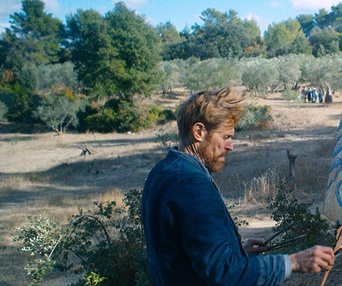 Une scène du film At Eternity's Gate
