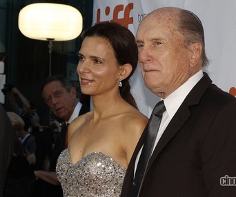 Sur le tapis rouge du film The Judge au TIFF