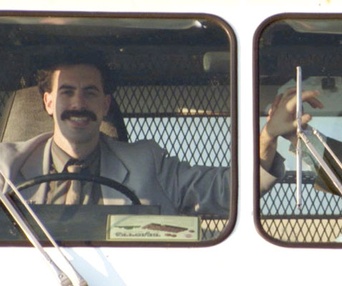 Scène du film Borat