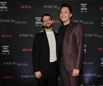 Tapis rouge de la première du film Jusqu'au déclin