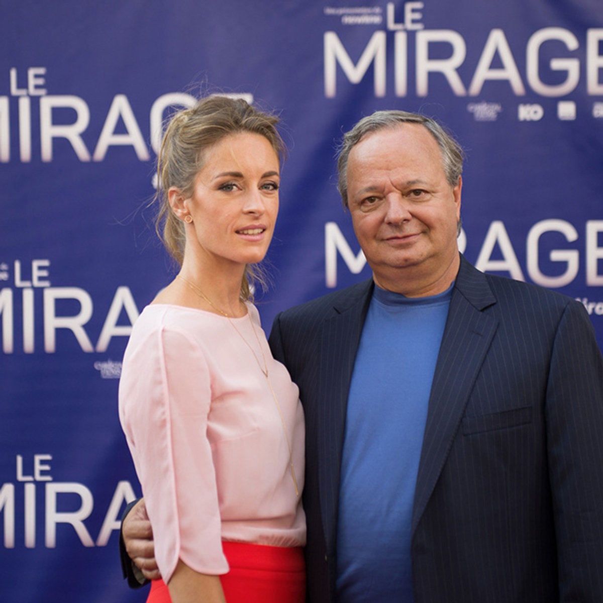 Sur le tapis rouge du film Le mirage