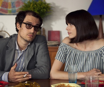 Une scène du film Le Redoutable