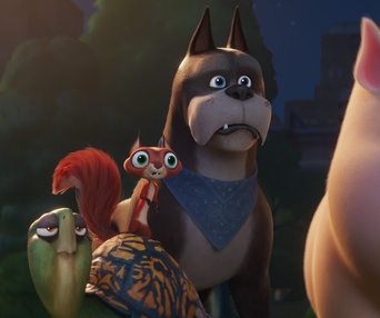 Une scène du film DC League of Super-Pets