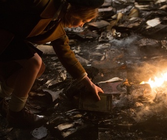 Une scène du film The Book Thief
