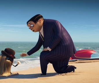 Une scène du film The Addams Family 2