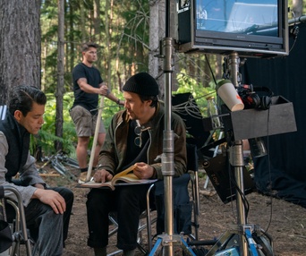 Une scène du film No Time to Die
