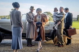 Une scène du film Downton Abbey Une scène du film Downton Abbey