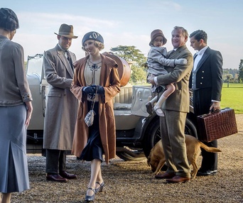Une scène du film Downton Abbey