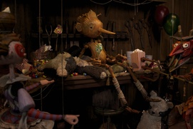 Une scène du film Guillermo del Toro's Pinocchio Une scène du film Guillermo del Toro's Pinocchio