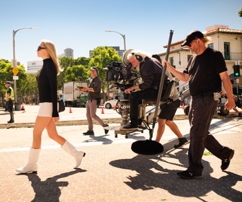 Une scène du film Once Upon a Time in Hollywood