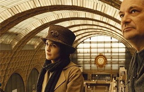 Audrey Tautou et Jean-Pierre Jeunet sur le plateau du film Un long dimanche de fiancailles
