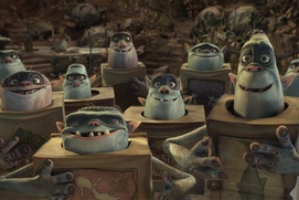 Une scène du film The Boxtrolls Une scène du film The Boxtrolls