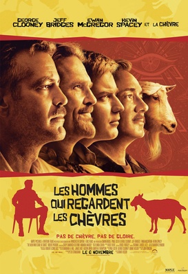 Les hommes qui regardent les chèvres