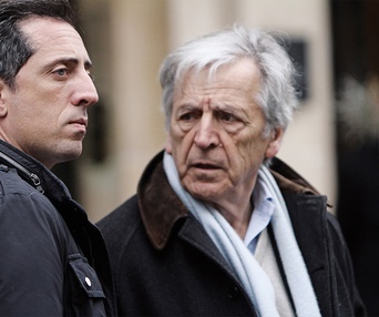 Sur le plateau du film Le capital