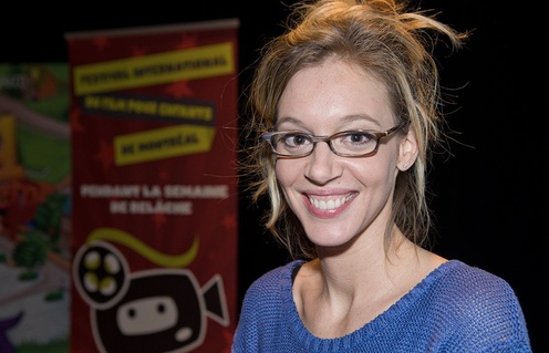 Sur le tapis rouge du film Le coq de St-Victor