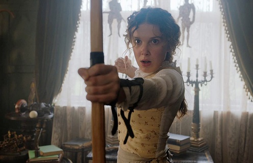 Une scène du film Enola Holmes