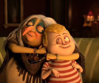 Une scène du film The Addams Family