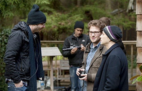 Sur le plateau du film 50/50