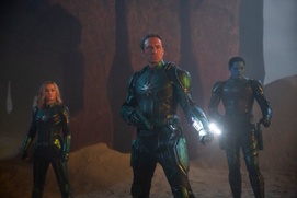 Une scène du film Captain Marvel