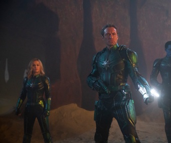 Une scène du film Captain Marvel