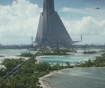Une scène du film Rogue One: A Star Wars Story