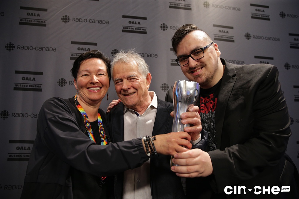 Dans la salle de presse du Gala Québec Cinéma 2019