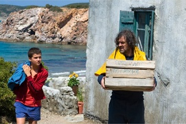 Une scène du film Nicostratos le pélican