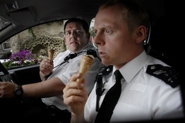 Scène du film Hot Fuzz Scène du film Hot Fuzz