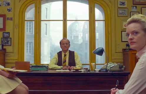 Une scène du film The French Dispatch