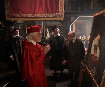 Une scène du film Caravage
