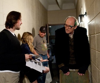 Sur le plateau du film Let Me In