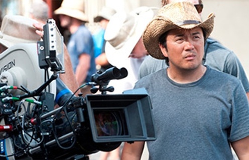 Justin Lin sur le plateau de Fast Five