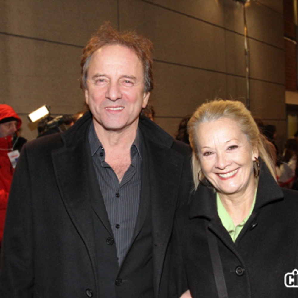 Michel Côté et Véronique Le Flaguais sur le tapis rouge de Pour toujours... les Canadiens