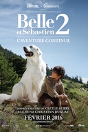 Affiche du film Belle et Sébastien 2, l'aventure continue