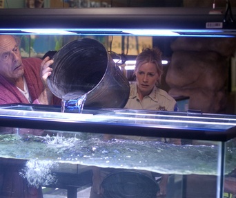 Une scène du film Piranha 3D