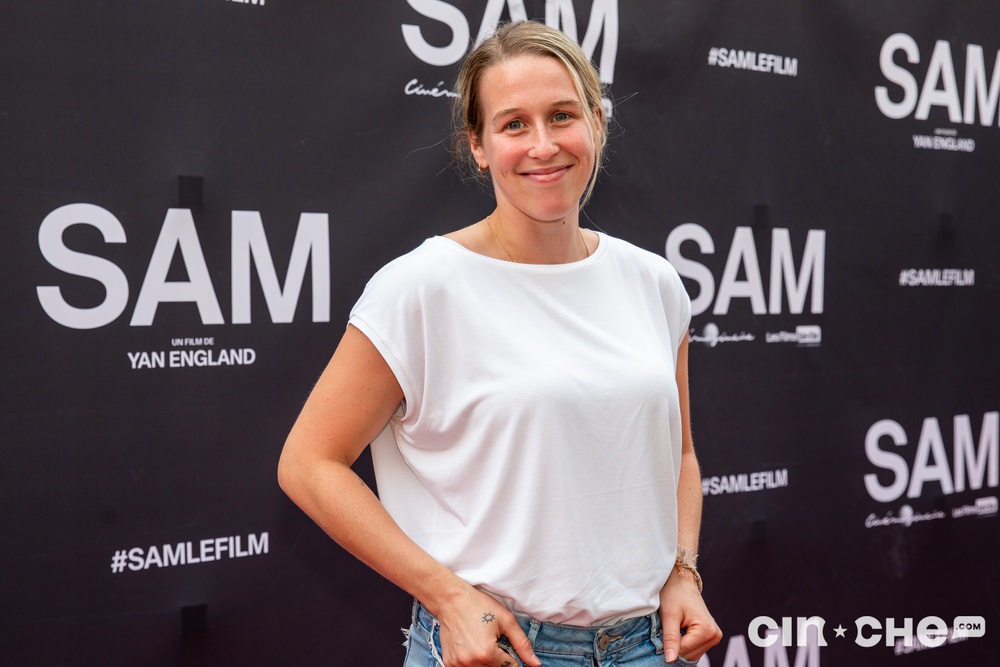 Sur le tapis rouge du film Sam