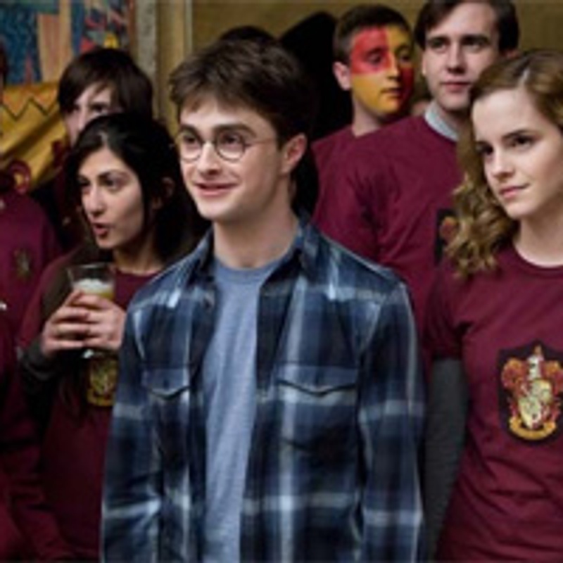 Daniel Radcliffe et Emma Watson dans Harry Potter et le prince de Sang-Mêlé