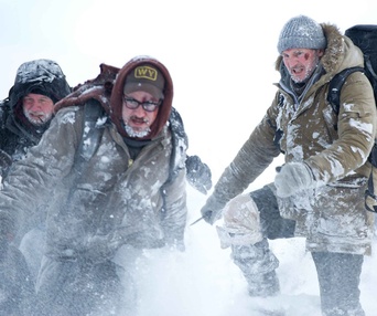 Une scène du film The Grey