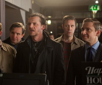 Une scène du film The World's End