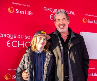 Tapis rouge du spectacle Echo du Cirque du Soleil