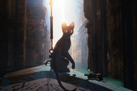 Image du film Flow, le chat qui n'avait plus peur de l'eau