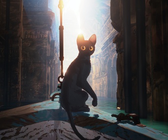 Image du film Flow, le chat qui n'avait plus peur de l'eau
