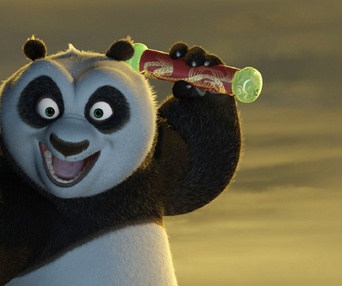 Scène du film Kung Fu Panda