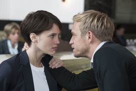 Une scène du film L'amant double