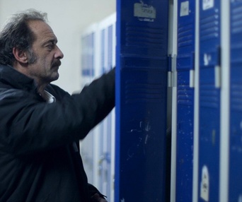 Une scène du film La loi du marché