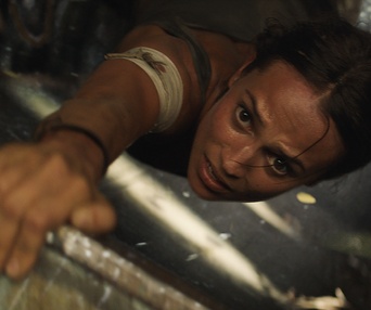 Une scène du film Tomb Raider