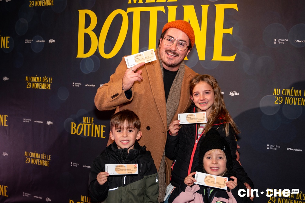 Tapis rouge du film Mlle Bottine