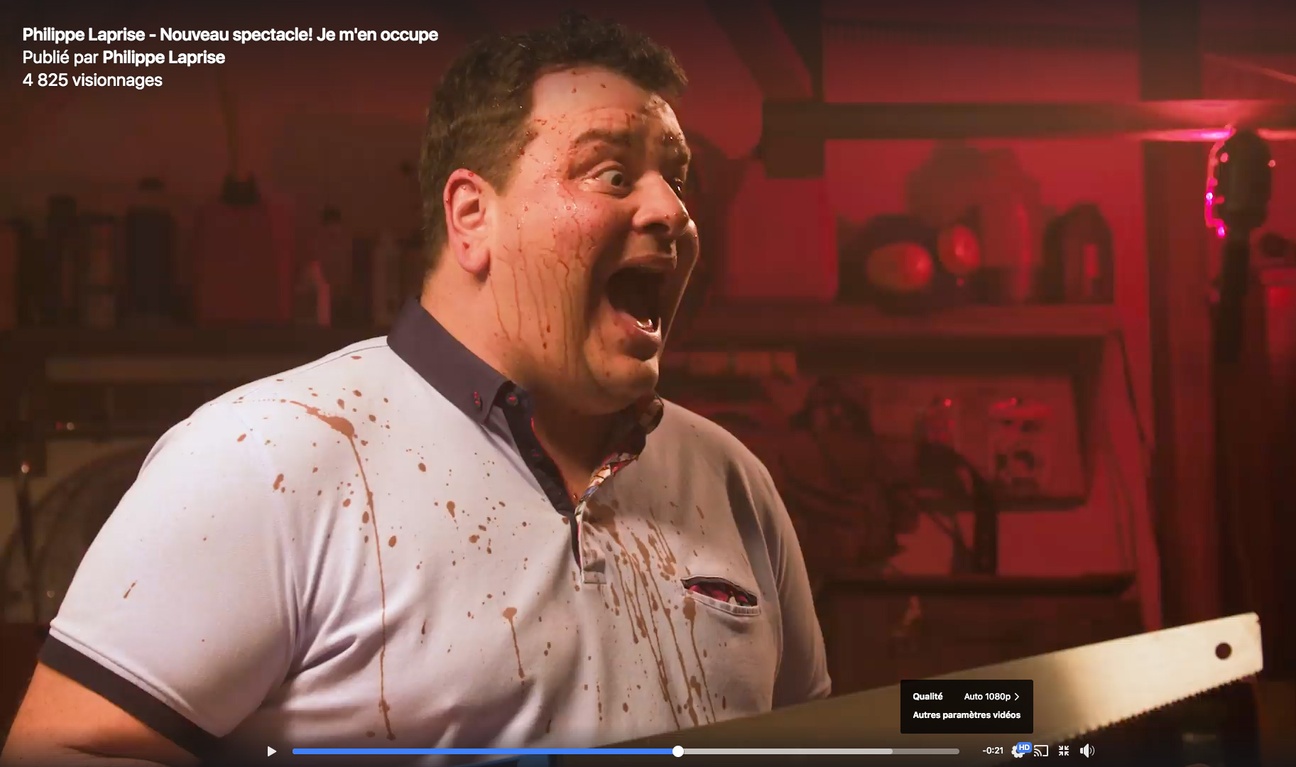 Une publicité hilarante pour le nouveau spectacle de Philippe Laprise
