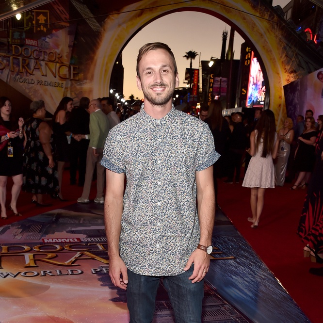 Sur le tapis rouge de Los Angeles du film <em>Doctor Strange</em>